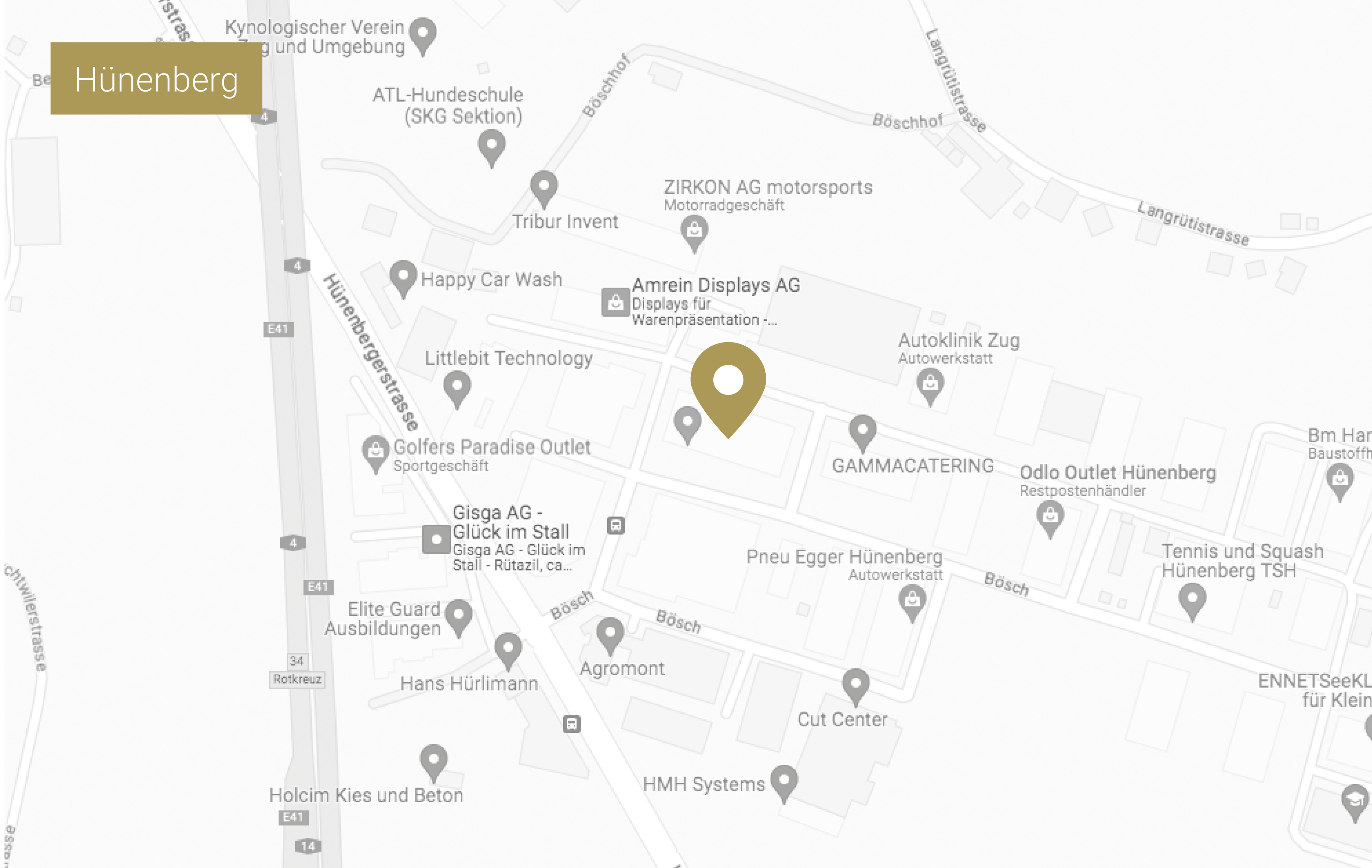 Karte Standort Hünenberg